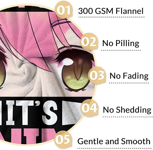 Miniatura 4 de Manta de anime personalizada con nombre para niñas y niños, suave, mullida y acogedora, manta tamaño regazo de 30 x 40 pulgadas, para sofá, oficina,