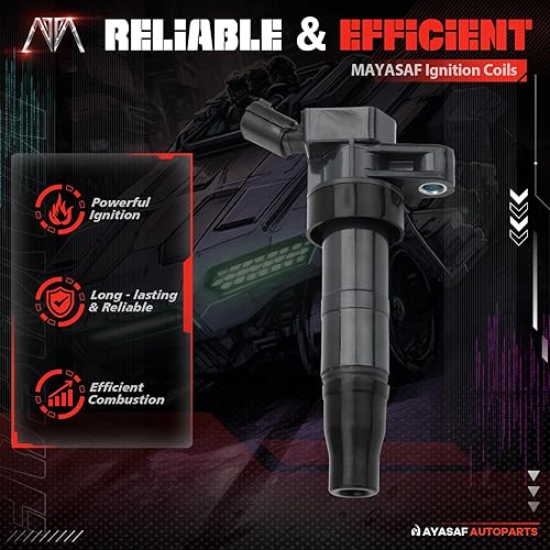 Miniatura 4 de MAYASAF UF611 [Paquete de 4] Bobinas de encendido para Kia 2010-2013 Forte, 2010-2013 Forte Koup, 2014 Rondo, 2007-2011 Rondo, 2008-2015 Optima,