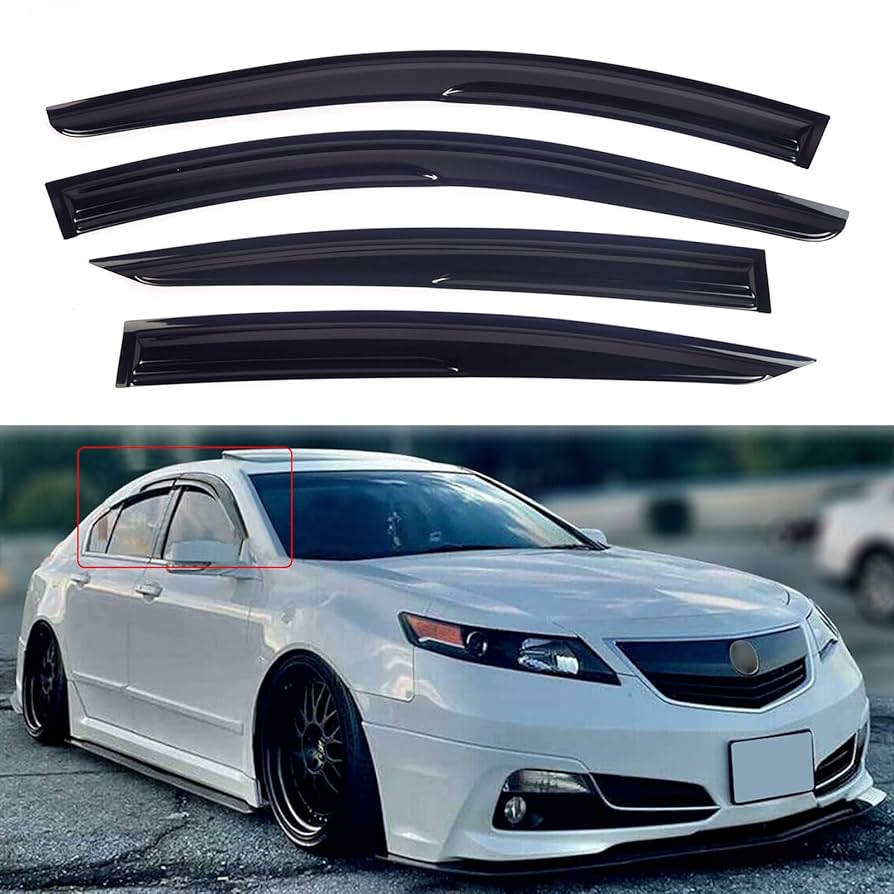 Amazon.com: AceRide Window Visors for Acura TL UA8 UA9 2009