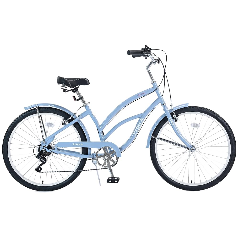 WisLey 26吋ビーチクルーザー シングル/ブルー