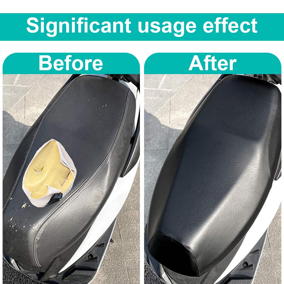 Coprisella Universale Per Moto E Scooter - Impermeabile, AntiUV, Antigraffio, Pelle Di Qualità, Taglia Unica 50-75cm - Foto 6