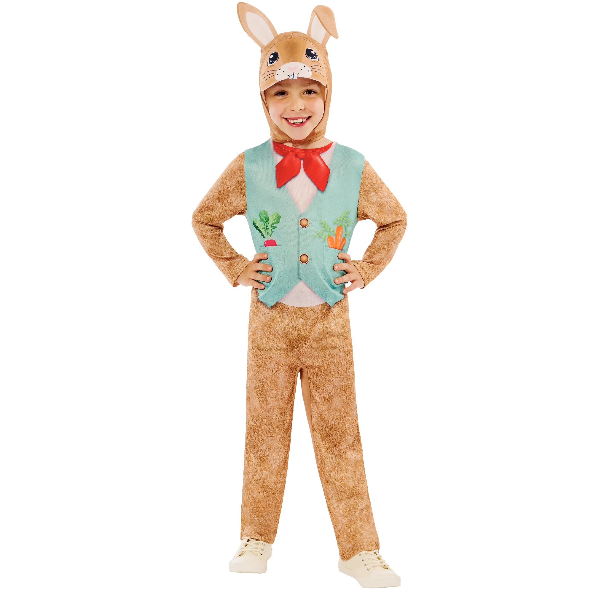 Rubies Official Rabbit Costume, Childrens Fancy Dress, Size Age 2-3 Halloween, Multicolour