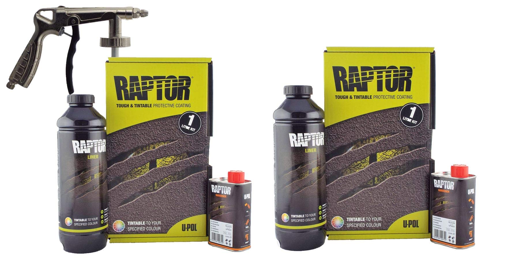 Buy UPol Raptor Liner Tintable 1L Urethene Truck Coating Kit X2 PACK