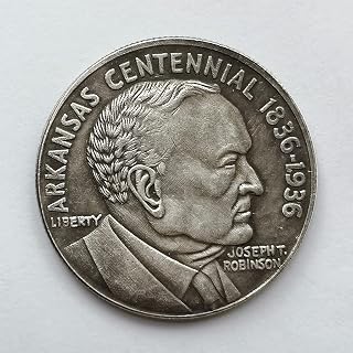 1936 Robinson Arkansas Half Dollar Commemorative Foreign Souvenir Craft Coin Collection