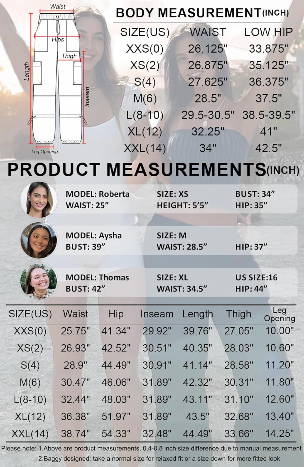 DISCIPBUSH Cargo Pants Women Baggy - Parachute Pants for Women, Rave Pants Y2K Pants, Festival Outfits for Women - Image 7