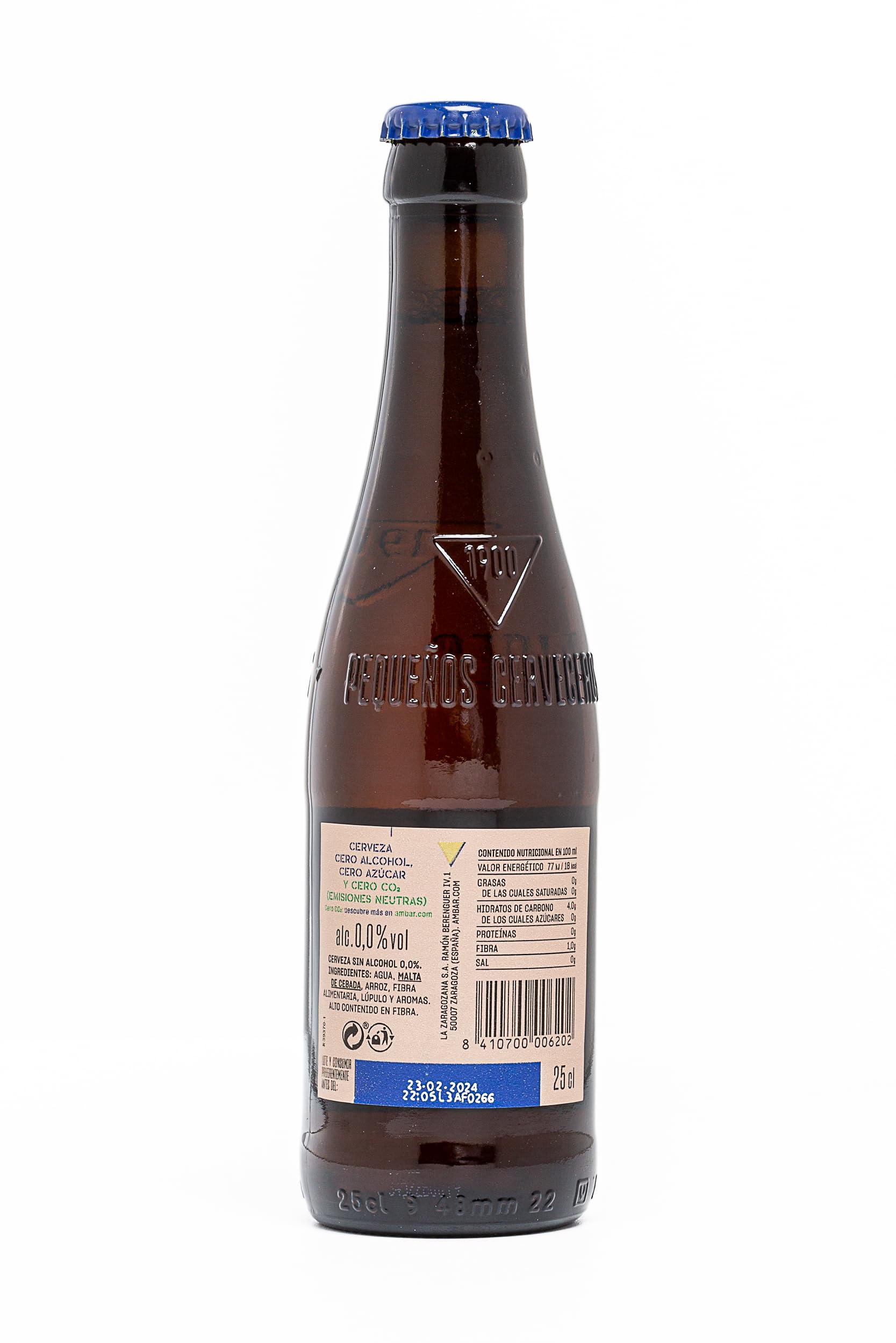 Ambar Triple Zero Tostada 6x25cl 0.0% Alcohol