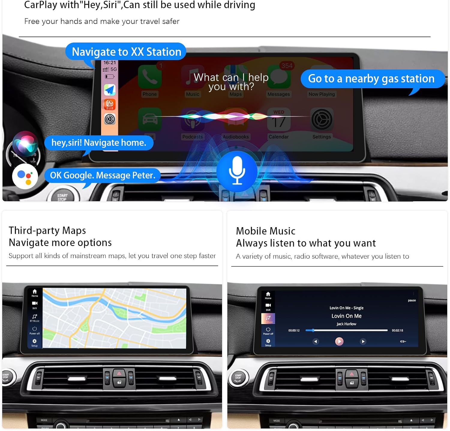 Side-by-side comparison of screen resolution, showing a 1280x480 display versus a 1920x720 display, highlighting the improved clarity and pixel density.