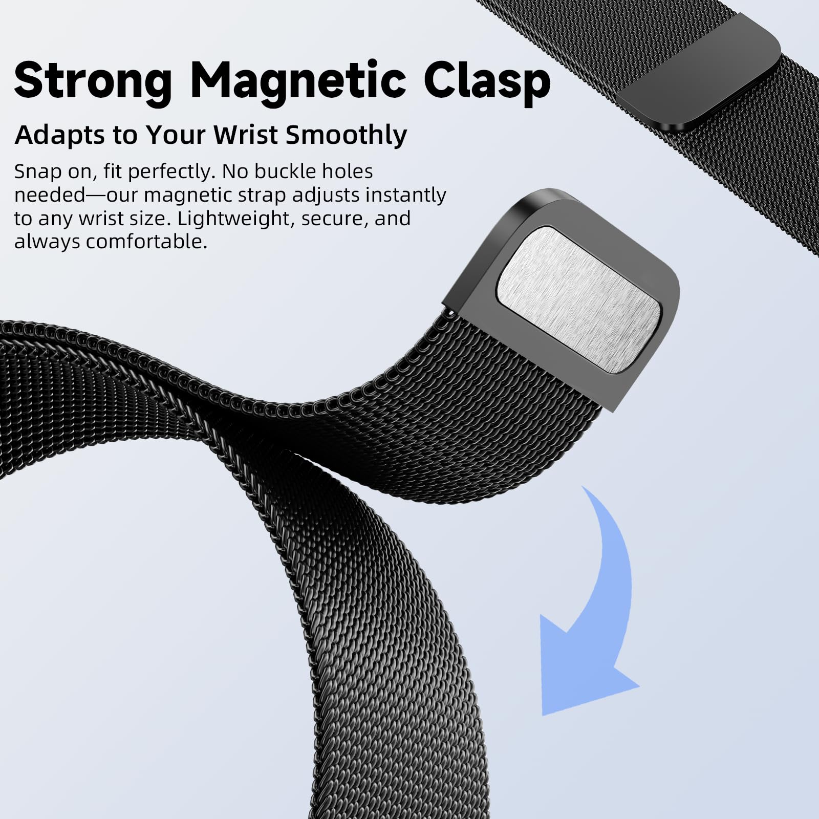 Relojes con podómetro 3D para caminar, relojes simples con correa magnética, resistente al agua, con correa magnética para hombres, mujeres, niños y personas mayores