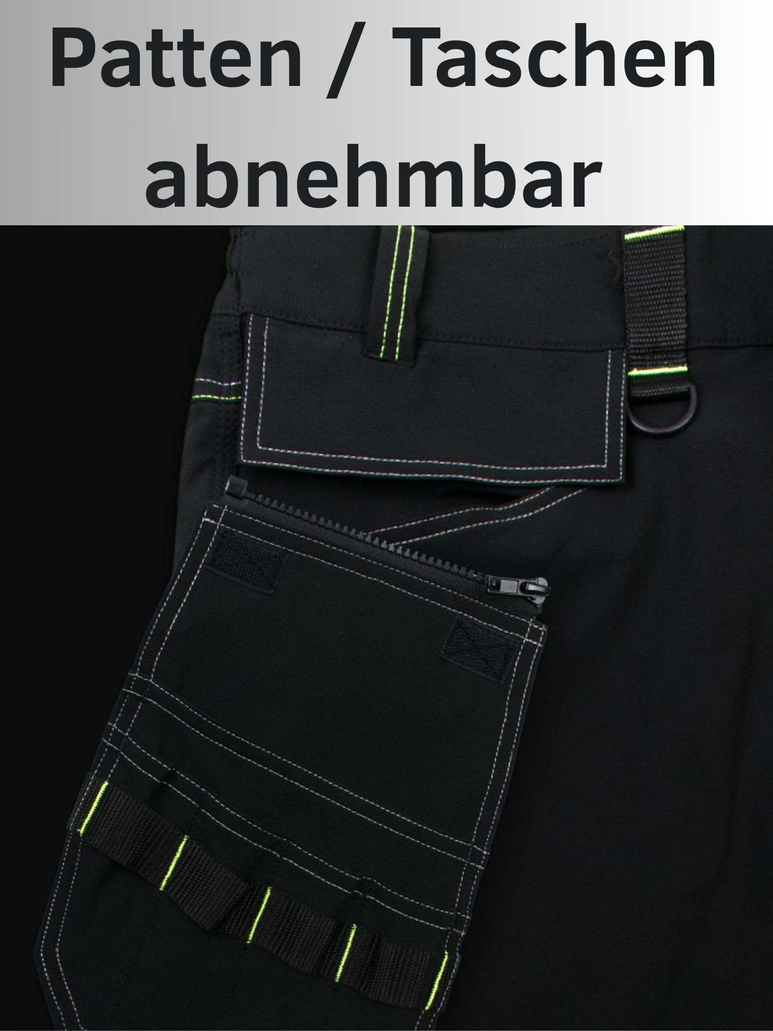 Art.Master Arbeitsshorts X-Specialist 4 Wege Stretch - robuste Kurze Hose Herren mit 10 Taschen und Stretchbund Bequeme Arbeitskleidung Männer - Berufskleidung für Handwerk BAU Garten Industrie Lager