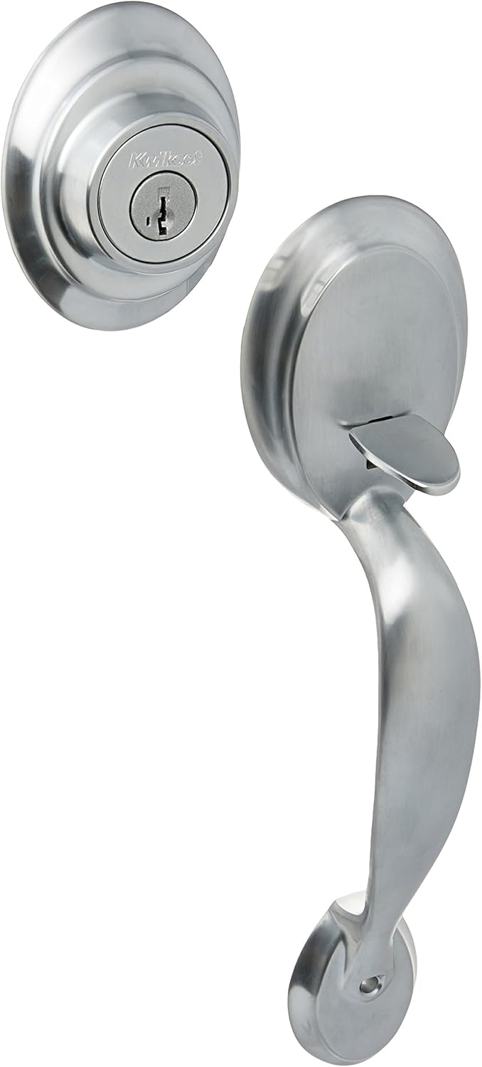 Dakota Single Cylinder Handleset Less Interior Pack in Satin Chrome