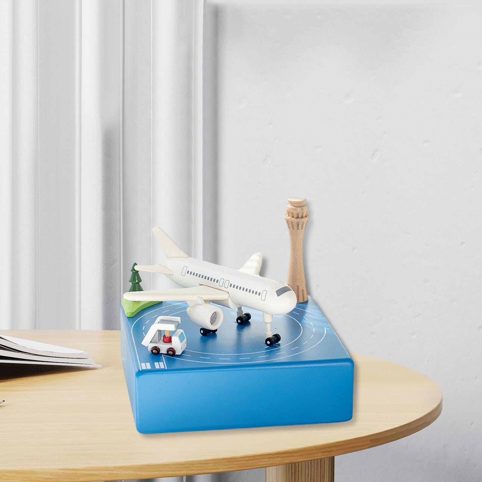 Caja de Música con Aviones Y Coches: Gira Y Reproduce Una Canción para