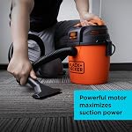 BLACK+DECKER Shop Vacuum humide et sec, 2.5 C'est moi. 3 HP