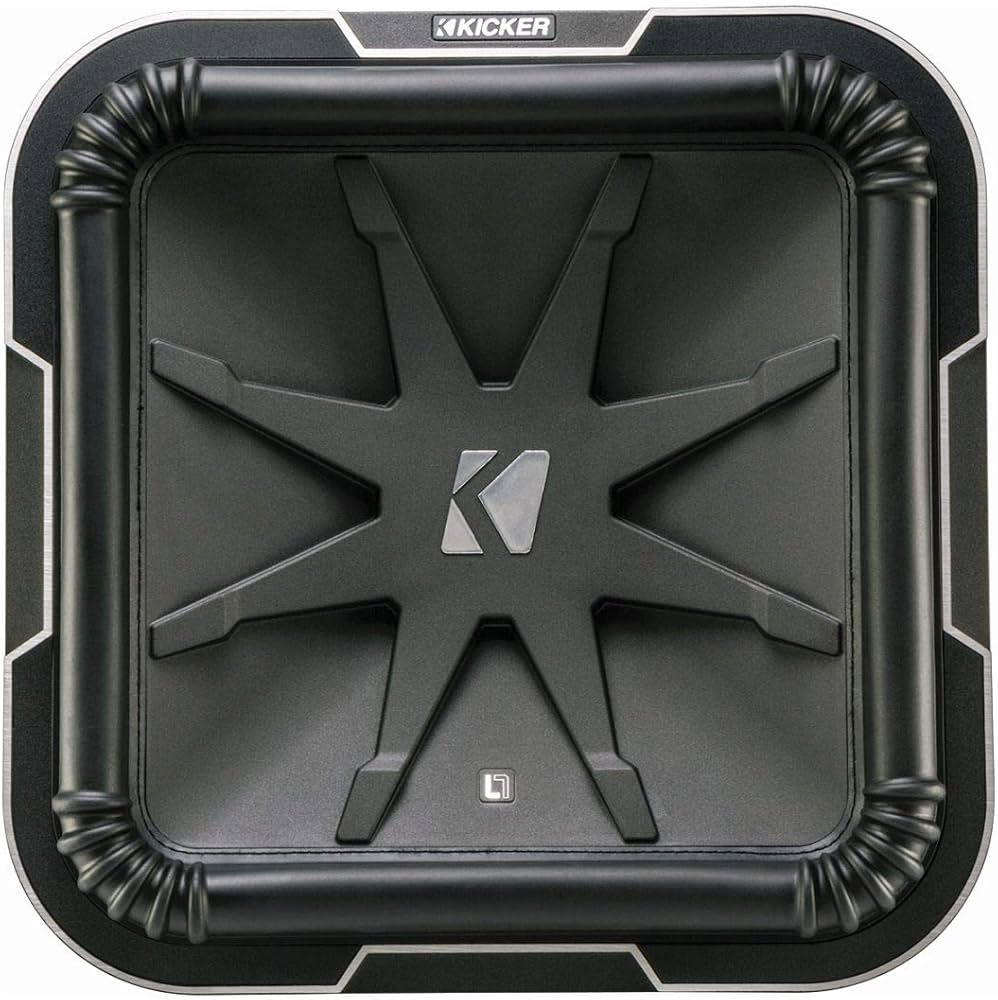 Kicker L715 Q-Class 15-Inch (38cm) Square Subwoofer, Dual Voice