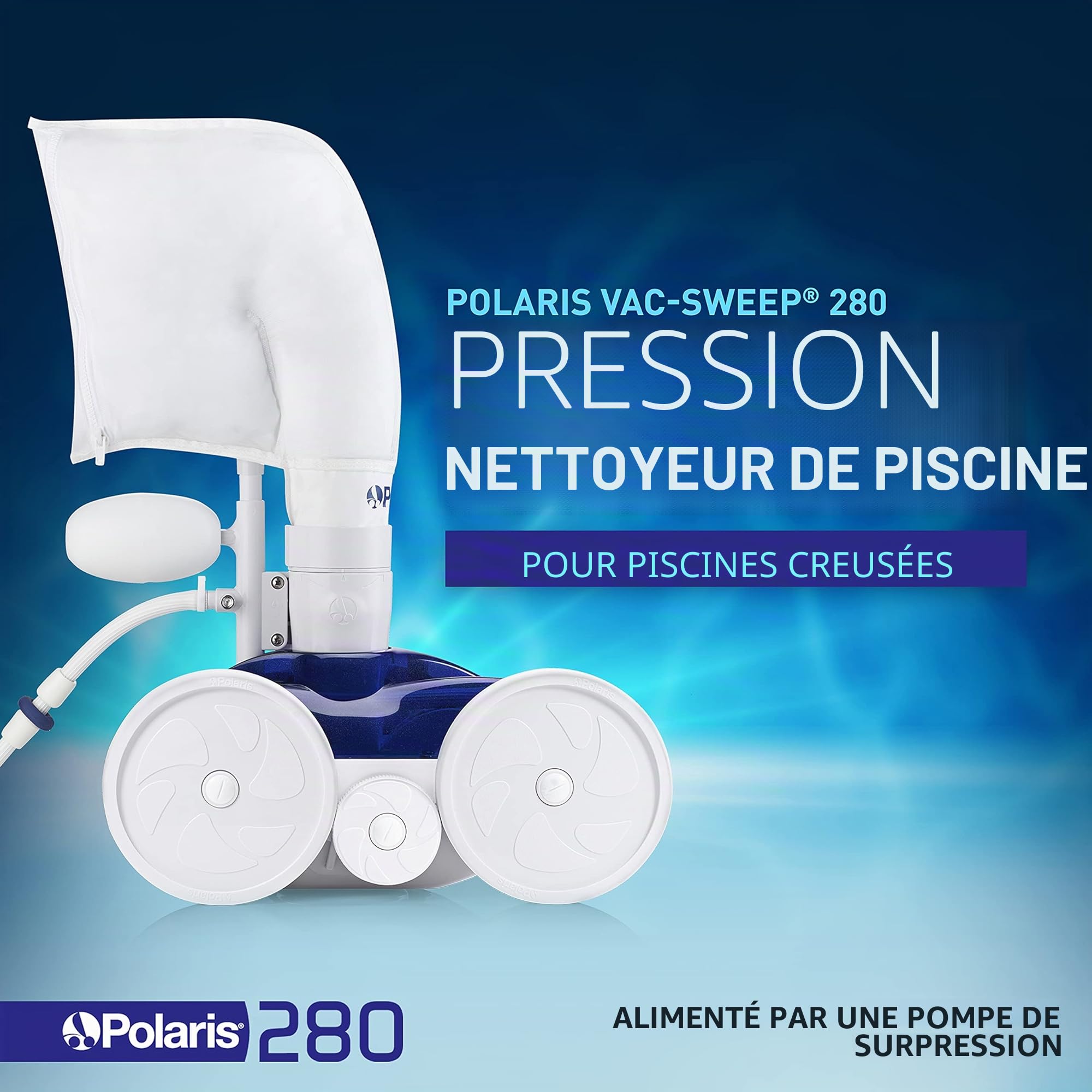 Zodiac-F5 Polaris P280 Nettoyeur de Piscine à Pression