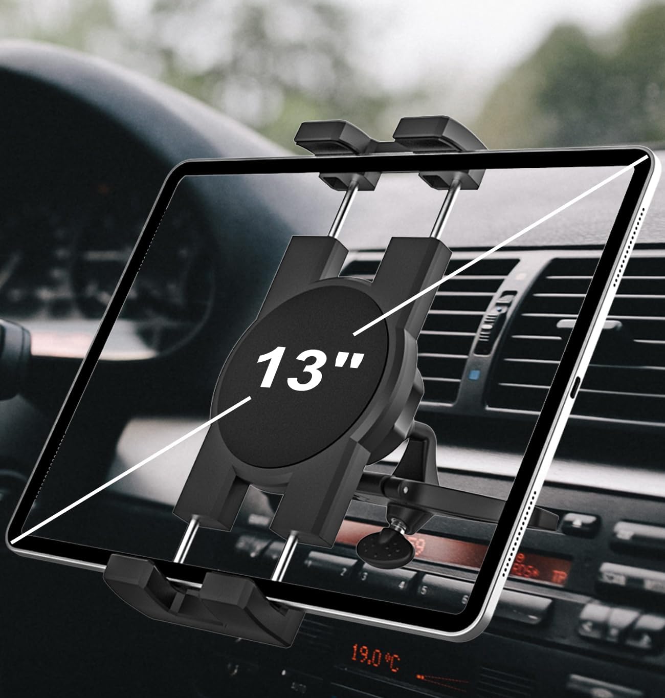 Charchendo Car CD Slot Tablet Holder, Ultra Sturdy CD Player Tablet