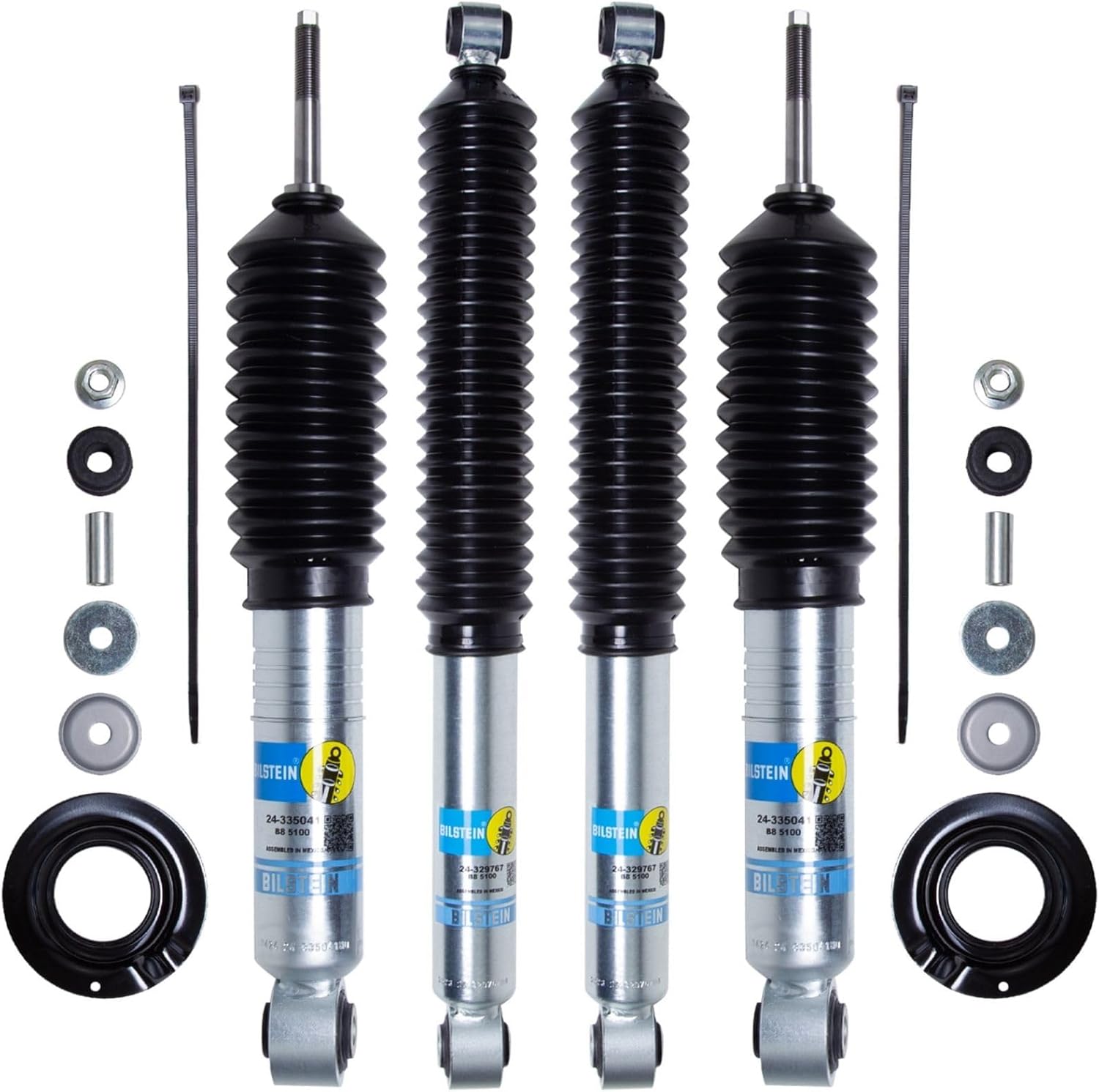 Pair of 5100 Series Rear Monotube Shocks fits 2022 2024 Frontier 4WD RWD with 0-1.5" Rear Lift | Improves Ride Quality | Includes TrendsAuto Decal