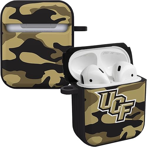 AFFINITY BANDS Central Florida Knights Camo HDX Case Cover Compatible with Apple AirPods Generations 1 & 2