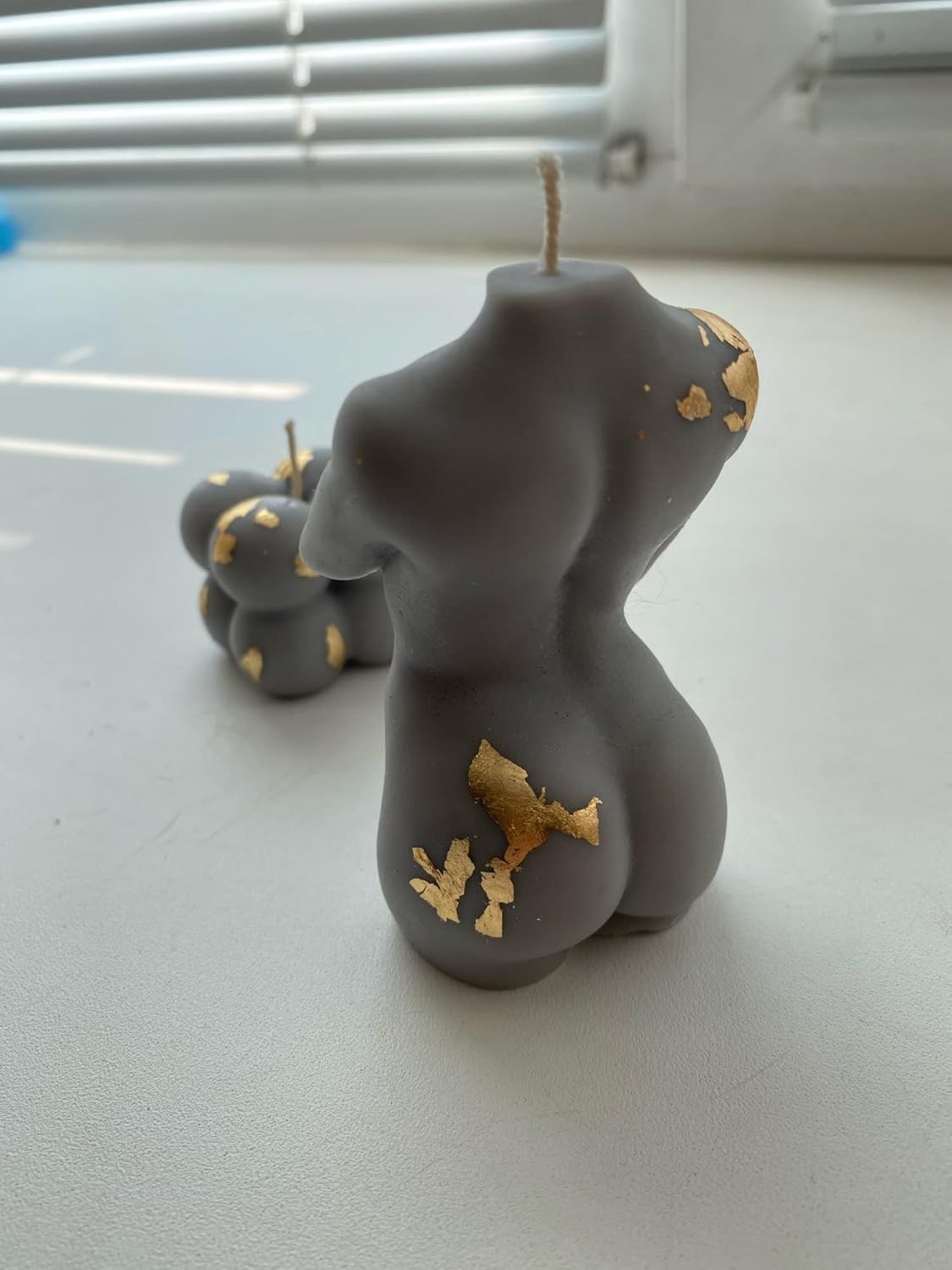 4 Pcs Human Body Silicone Resin Molds ​Candles Molds, Sexy Woman Body Candle Chocolate Molds, Female Body Curvy Figure 3D Moulds, Naked Fat Females Clay Soap Mould for Resin Plaster Carving