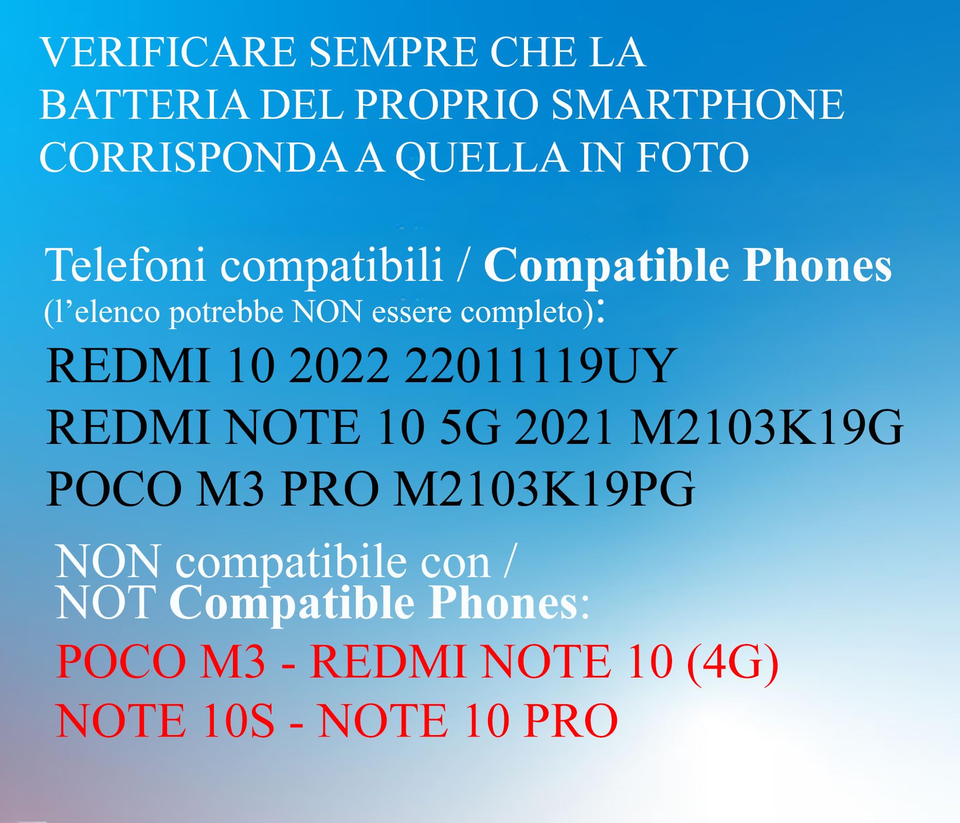 Batteria Compatibile con XIAOMI BN5A per POCO M3 PRO - REDMI NOTE 10 5G da 5000MAH ALTA CAPACITA con Kit ATTREZZI INCLUSO