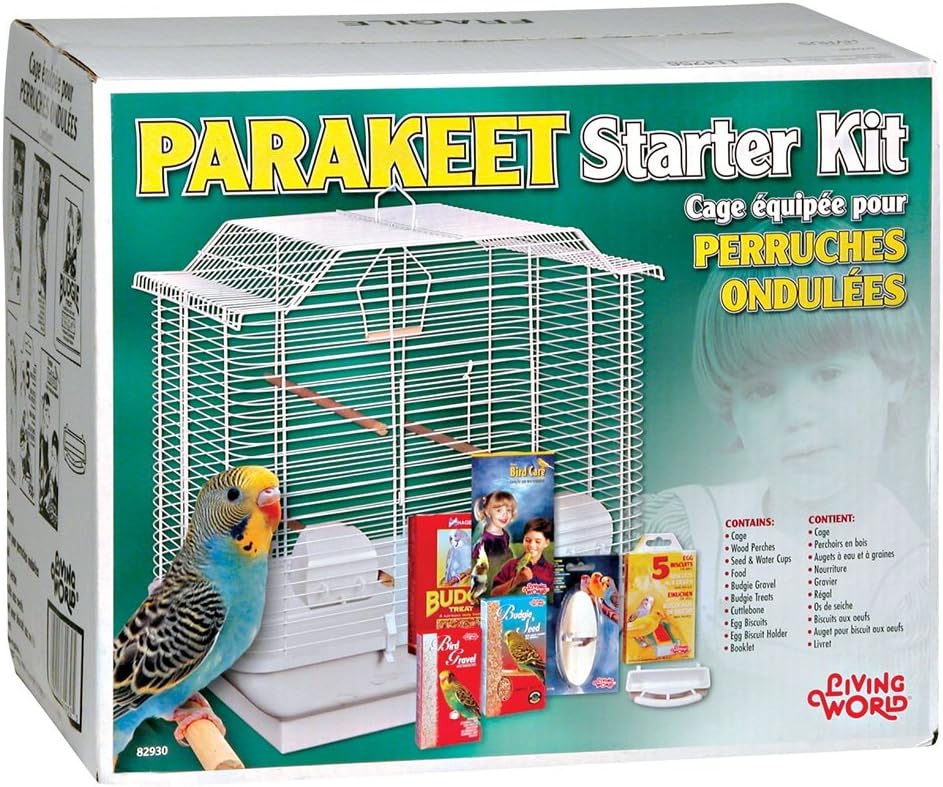 Living World Parakeet Belvedere Cage Starter Kit