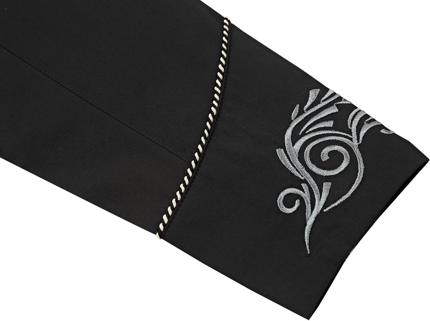 Men's Western Cowboy Shirt Embroidered Exquisite Long Sleeve Regular Fit Snap Button Down Shirts - Image 6