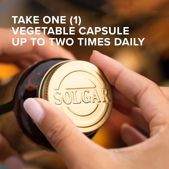 Solgar GABA 500 mg, 50 Vegetable Capsules - Relaxation & Nervous System Support - Amino Acid - Non-GMO, Vegan, Gluten Free, Dairy Free, Kosher - 50 Servings