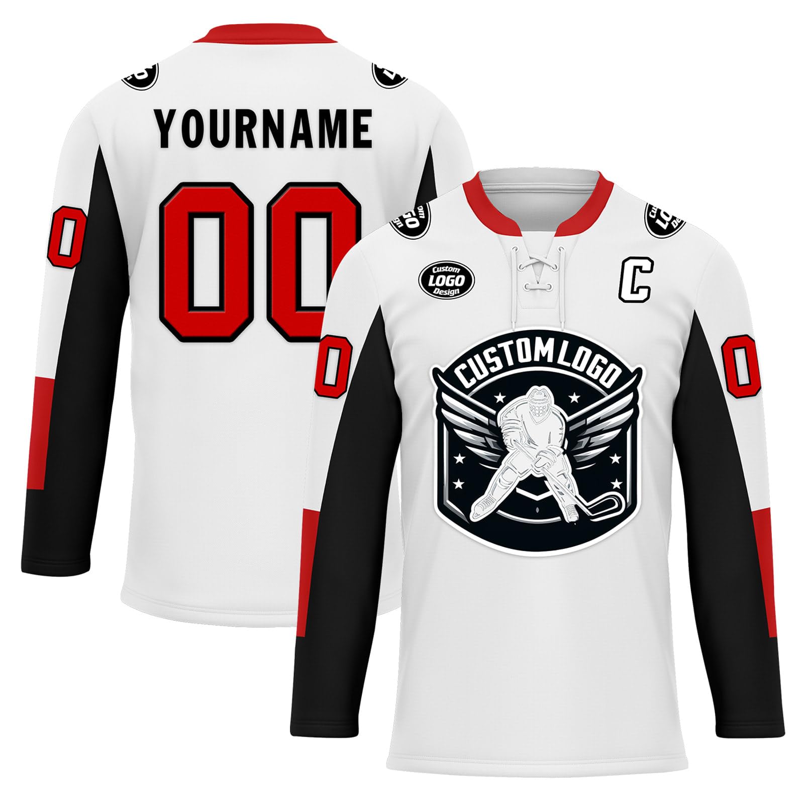 Custom Ice &amp; Field Hockey Jersey for Men Women Youth, Personalized Practice Training Team Uniform Sports Outfit