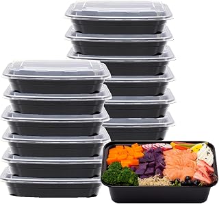 150 Pack 32 oz Meal Prep Food Containers, Rectangular Food Storage Container Box for Restaurant, Kitchen, Takeout Food Service Disposables