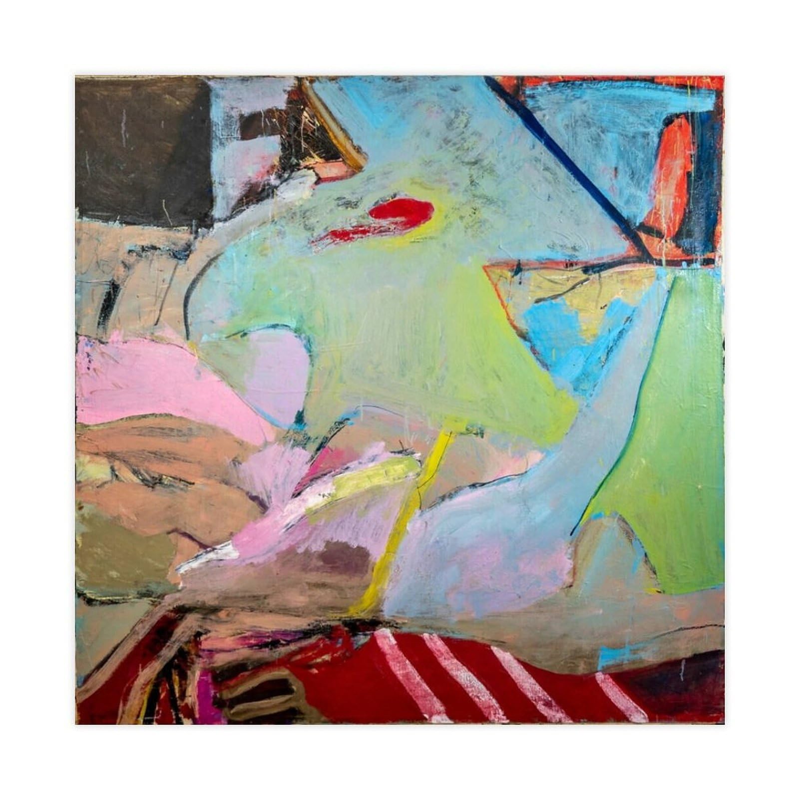 Impression sur toile Bernice Bing tableau abstrait moderne bureau sans cadre - 6
