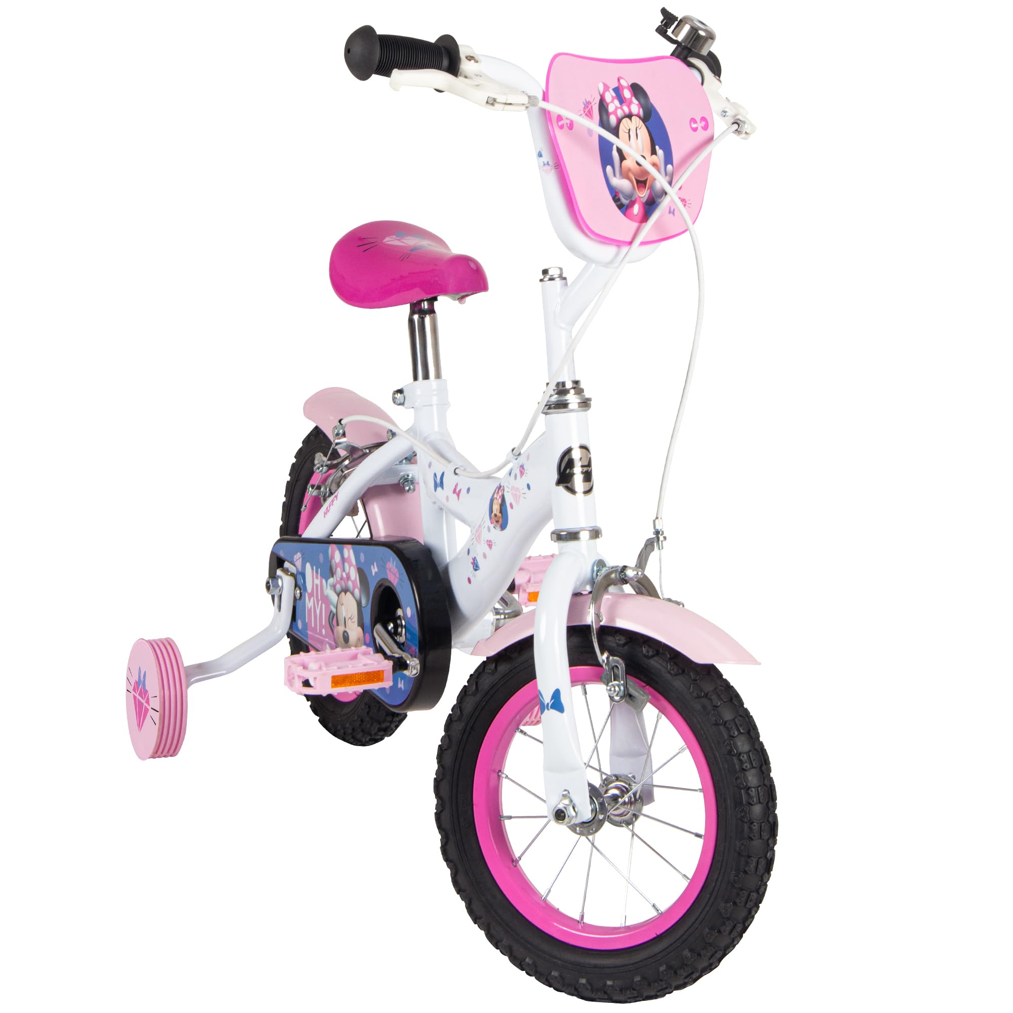 Huffy Disney Minnie Mouse - Bicicleta Infantil (12/14/16", con Ruedas)