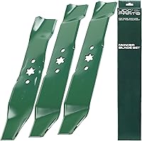 Vista 45 de UDC Parts 103-6401 Hojas de cortadora para Exmark de 48 pulgadas 103-6401-S 103-6381-S 103-6381 103-6391-S 103-6391 103-6396 103-6396-S Lazer Z Turf