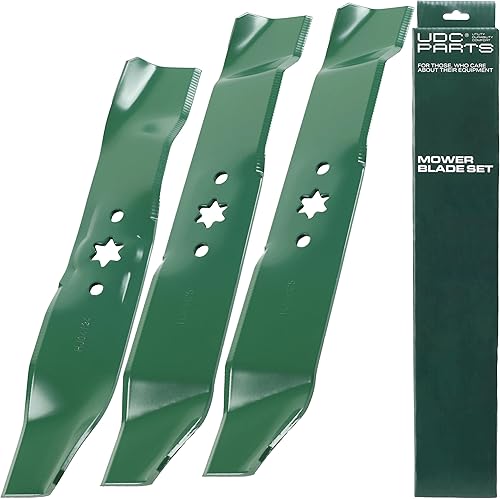 Miniatura 45 de UDC Parts 532173921 cuchillas de cortacésped para Husqvarna 48 pulgadas 173921 YTH2348 GTH2548 YTH2148 2748GLS YTH2448 YTH2748 YTH1848XP 532 17