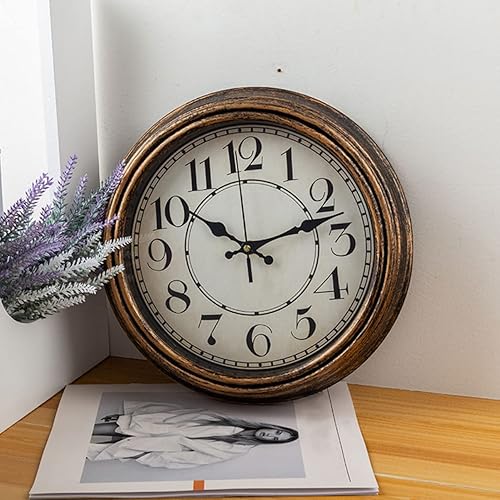 Miniatura 3 de Wall Clock Modern Wall Decorative Clock Decorative Hanging Clock Silent Wall Reloj De Pared Digital Retro Decor Rustic Clock Digital Clock Battery