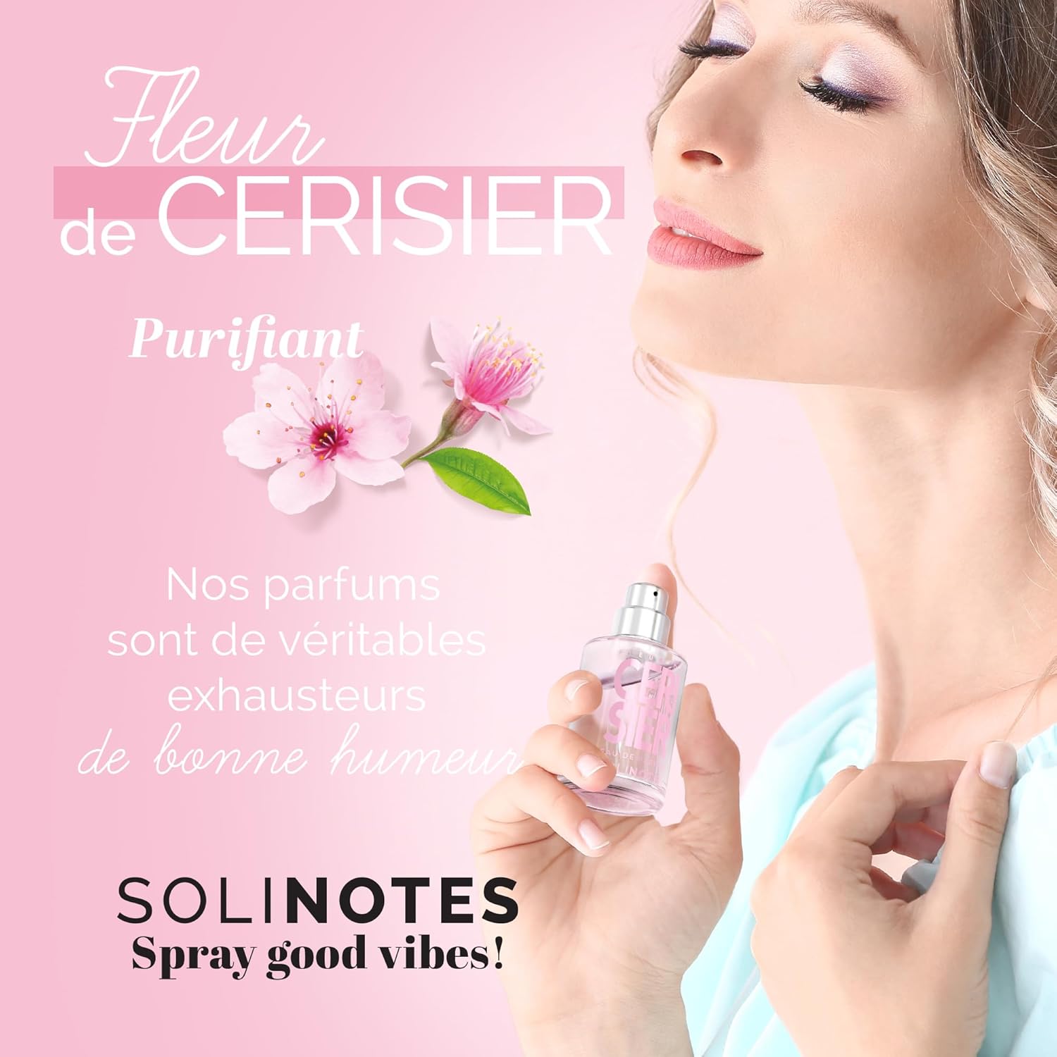 SOLINOTES Cherry Blossom Perfume for Women - Eau De Parfum | Delicate Floral and Soothing Scent - Made in France - Vegan - 0.5 fl.oz - Image 7
