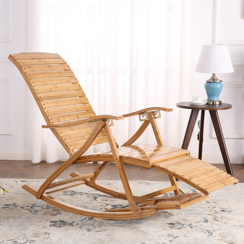 ロッキングチェア メルカリ 最安値室内で使用 竹製 リクライニング