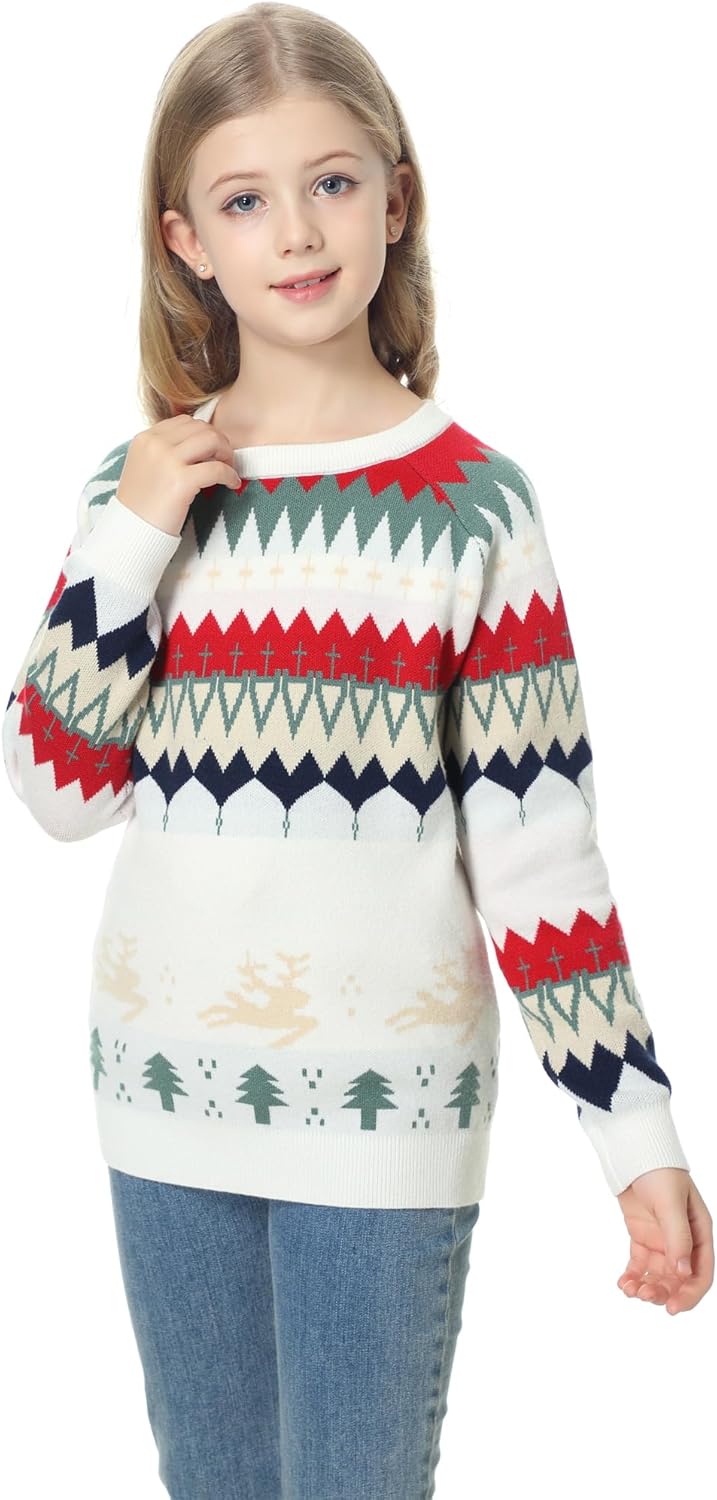 Boys and Girls'Sweaters Kids Pullover Knit Long Sleeve Crew Neck Christmas Sweatshirt 4-16 Years - Image 6