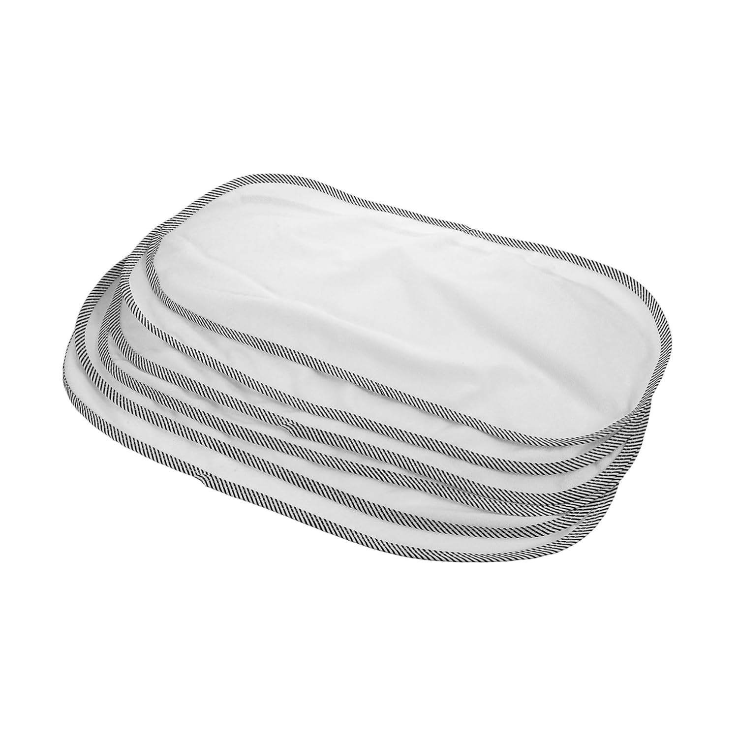 BESPORTBLE 6pcs Travel Changing Pad Liners Soft Portable Diaper Changing Mats for Toddlers Reusable for Travel