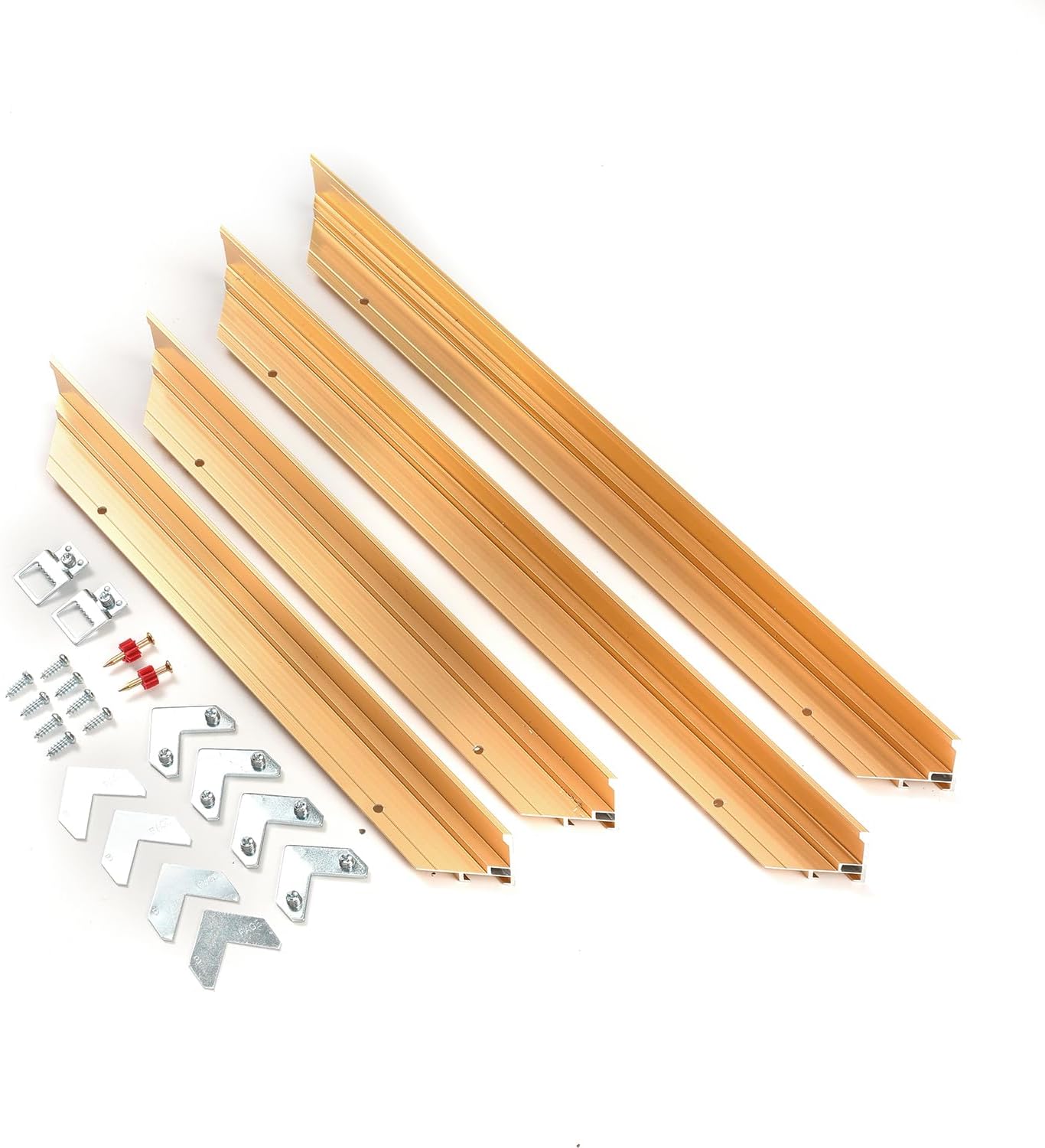 24x36 Metal Floater Frame for 1"-1.28" Depth Canvas Painting,DIY Assembled for Wall Decoration - with Accessories (Gold,1PCS)