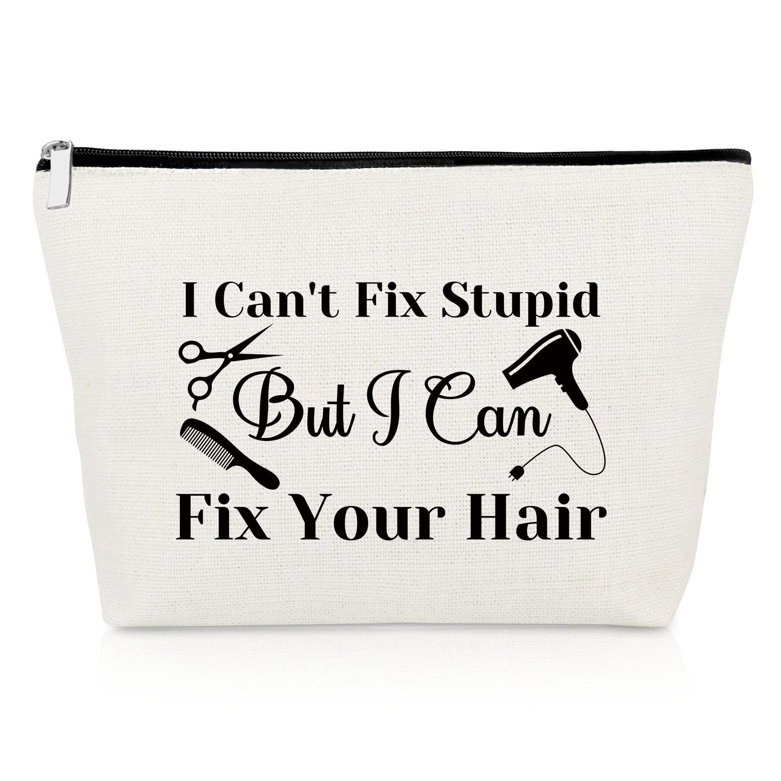Hairdresser Gifts Hair Stylist Gifts for Women Funny Makeup Bags Hair Dresser Gift Cosmetology Graduation Gift Salon Stylist Gift Thank You Friendship
