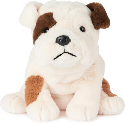 GUND Toast Bulldog pluszowy szczeniak, wypchane zwierzę, pies od 1 roku życia, 25 cm, brązowy/biały