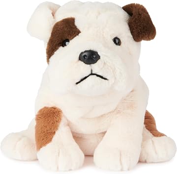 GUND Toast 10-Inch Bulldog Puppy Stuffed Animal for Ages 0+ | Realistic Design, Faux Suede Accents and Soft Plush Inspire Soothing Comfort, Tactile, Puppy Caretaking and Pretend Play