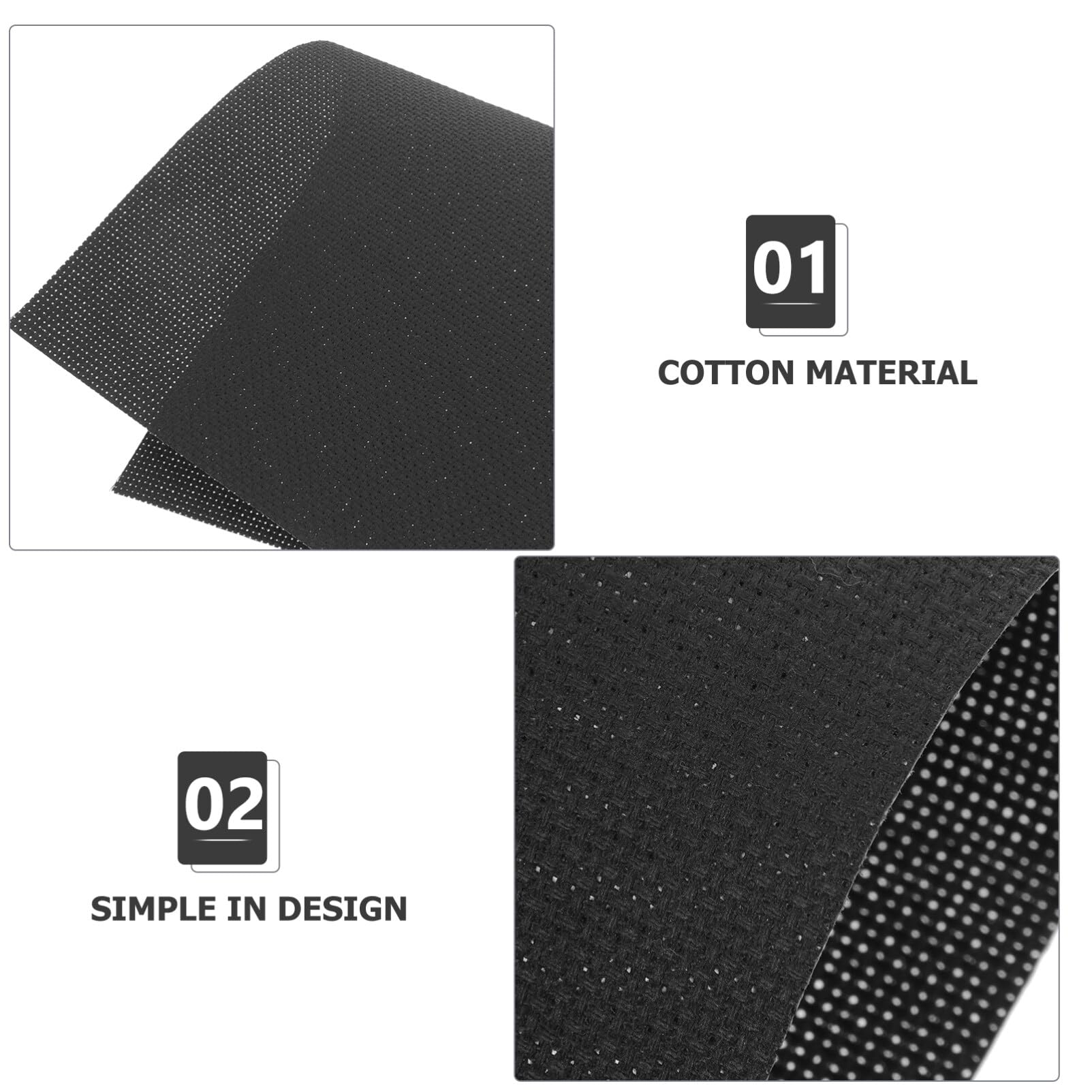 Operitacx 6pcs Cross Stitch, Fabric DIY Cross Stitch, Aida Cloth Fabric for Embroidery DIY Handmade Art Craft