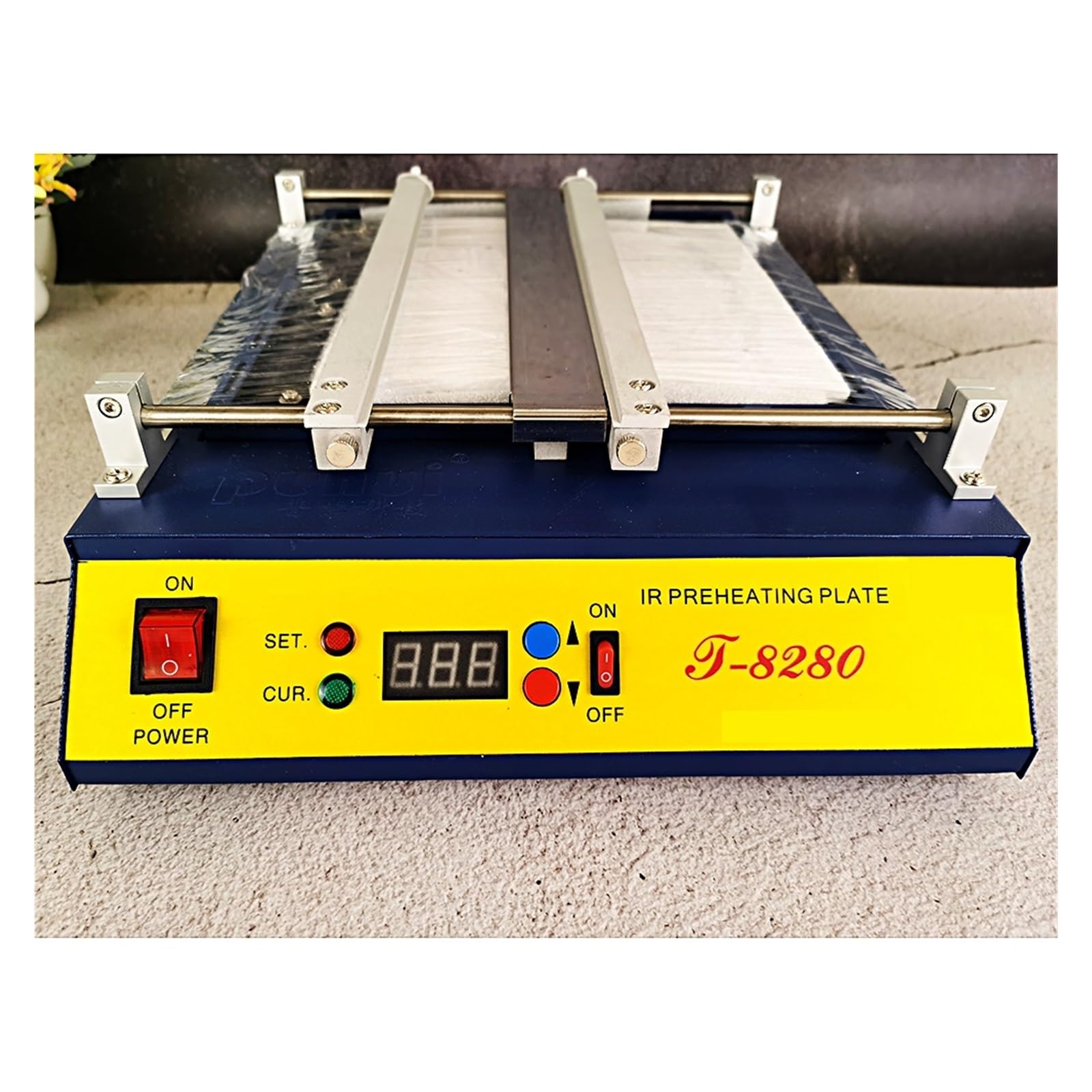 IR-Vorheizplatte T-8280 T8280 Vorheizofen T 8280 Infrarot-Vorheizstation for PCB SMD BGA,Präzise Temperaturregelung