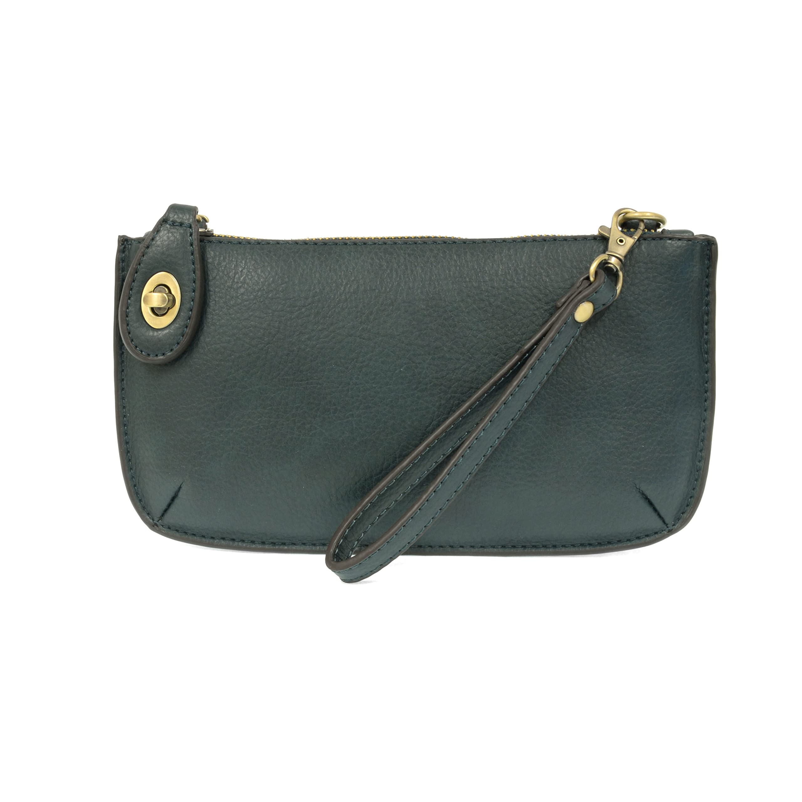 Joy Susan Womens Vegan Leather Mini Crossbody Wristlet Clutch - New Dark Teal