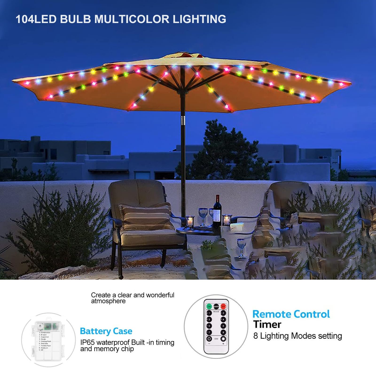 10 ft patio umbrellas blue COBIZI 10ft Offset Hanging Market Patio Umbrella with Easy Tilt Adjust