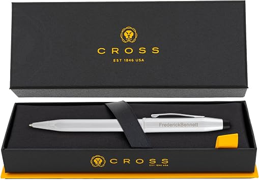 Cross Century II Personalized Twist Action Ballpoint Pen in Chrome Finish