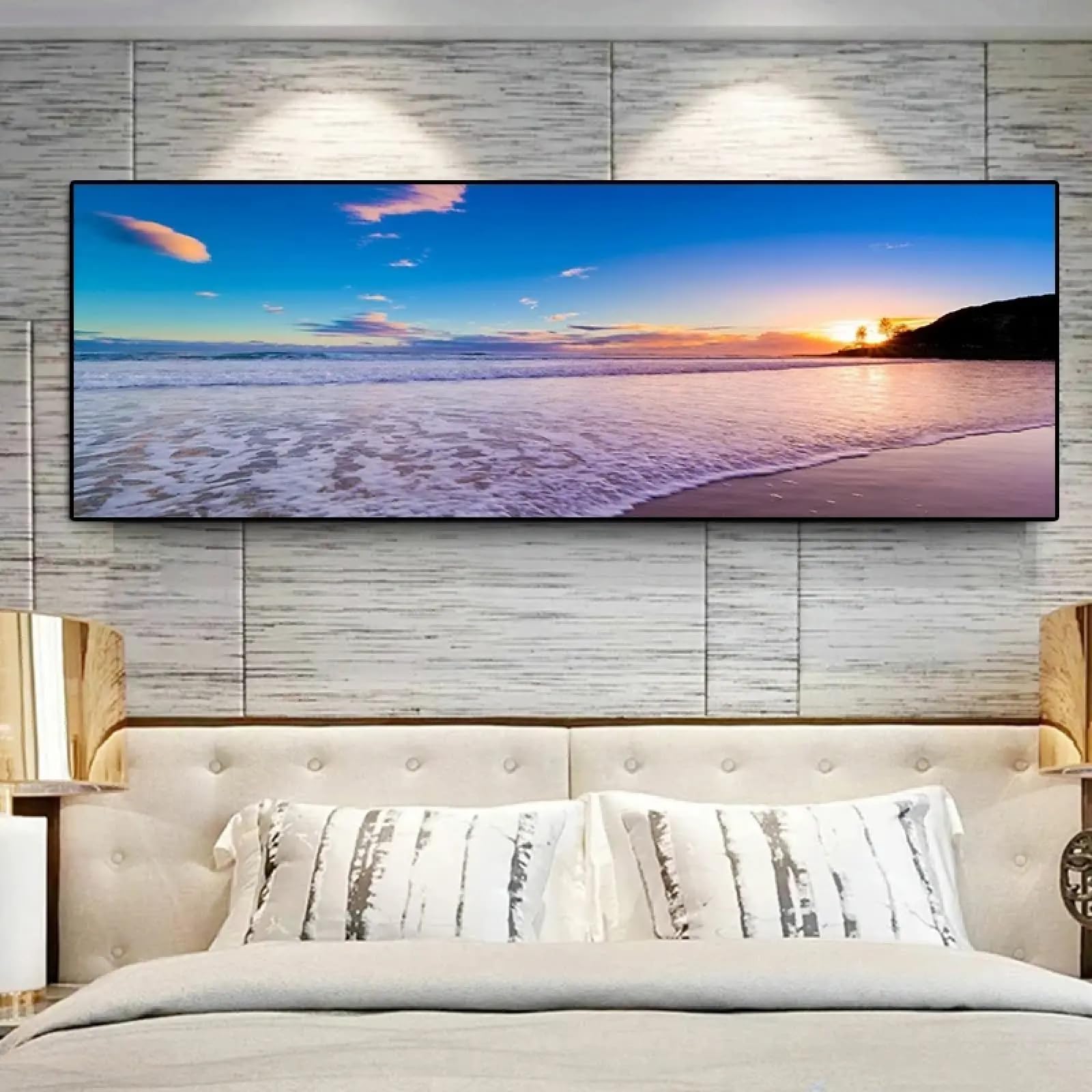 Affiches de plage de grande taille 45x135 cm pour décoration murale de salon
