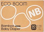 Eco Boom XL Couches pour bébés en bambou – Biodégradable, durable, hypoallergénique, doux & Éco-Amis – Emballage en papier