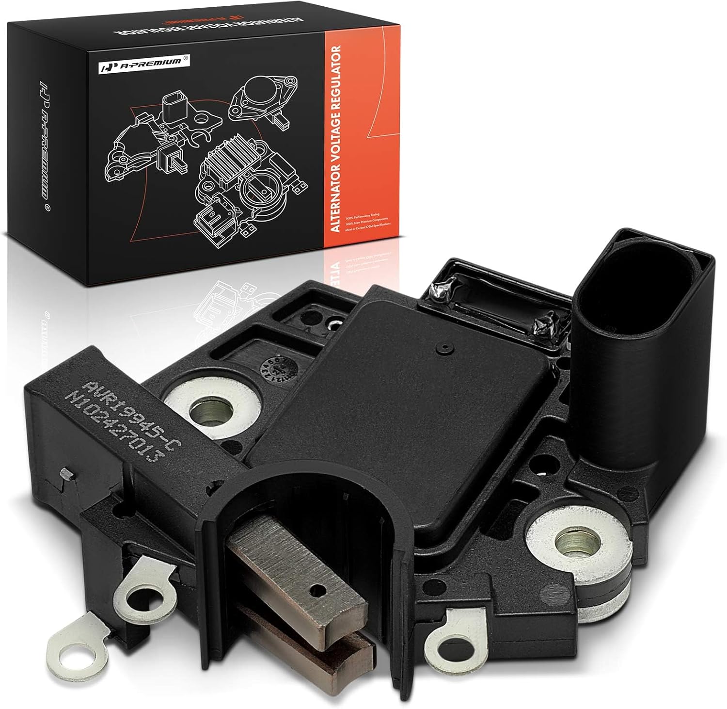 A-Premium Alternator Voltage Regulator Compatible with Audi Q7 2011 3.0L, 12V B-Circuit 14.3 Vset