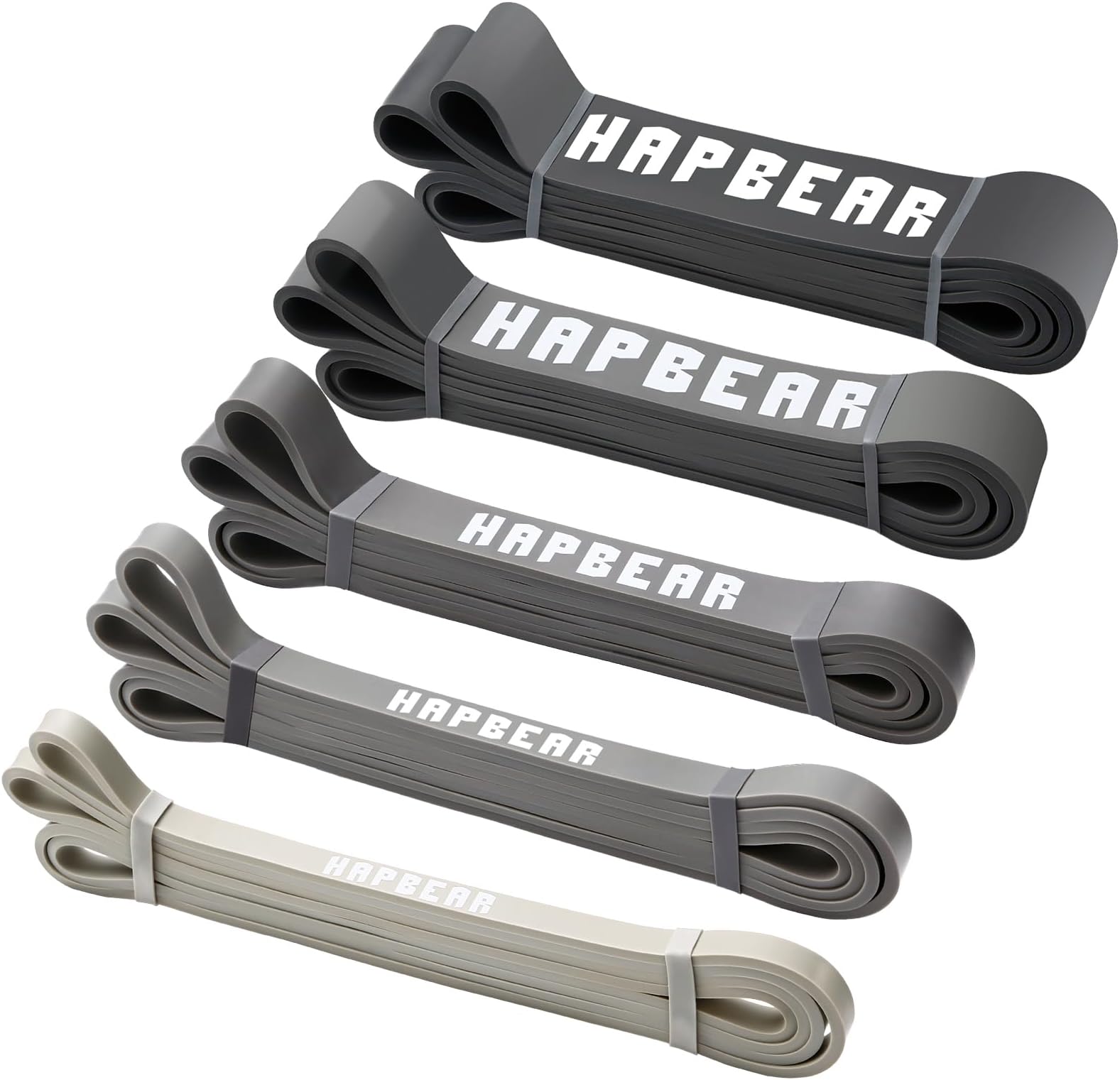 - HAPBEAR Pull Up Assistance Bands - Pull Up Bands - Resistance Bands - Exercise Bands Resistance Bands Set - Workout Bands for Working Out, Stretching, Muscle Training